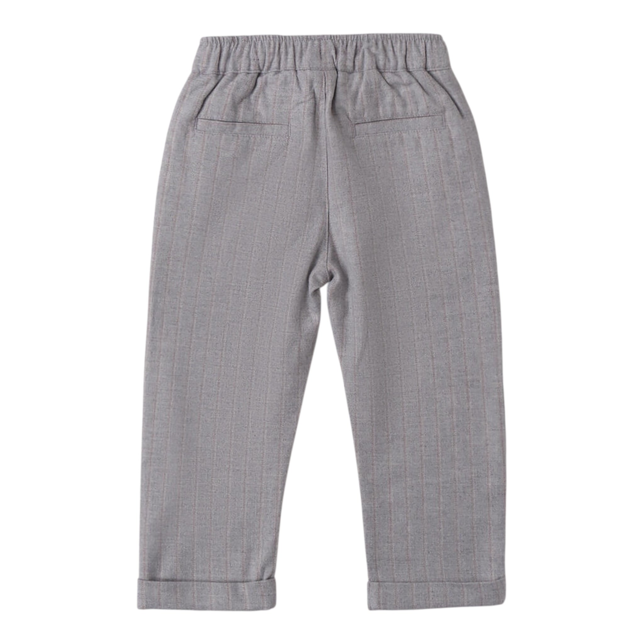 Sarabanda Pantalone tinta unita con Elastico In Vita Grigio per Bambino 0F162 GRIGIO SARABANDA 