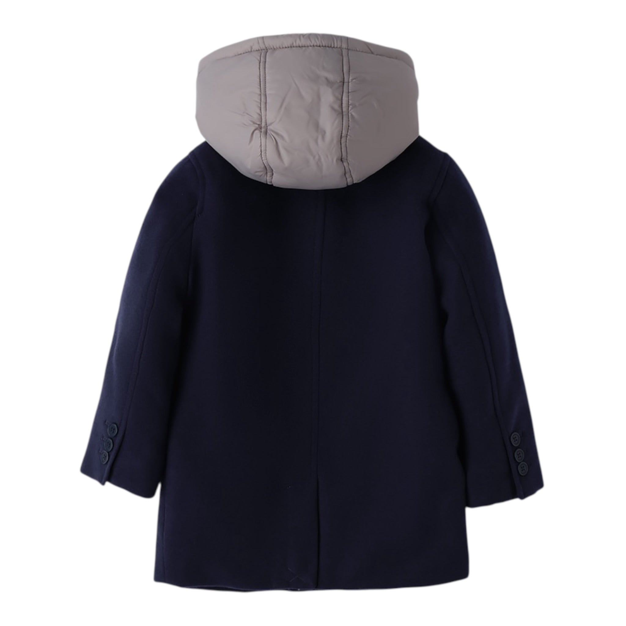 Sarabanda Cappotto Tinta Uita con Cappuccio Blu per Bambino 0F181JX BLU SARABANDA 