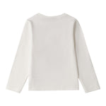 Sarabanda Shirt tinta unita con Stampa Bianco per Bambino 0F224 BIANCO SARABANDA 