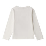 Sarabanda Shirt tinta unita con Stampa Bianco per Bambino 0F224 BIANCO SARABANDA 