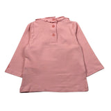 Sarabanda Shirt Girocollo tinta unita Rosa per Neonata 0F321 ROSA SARABANDA 