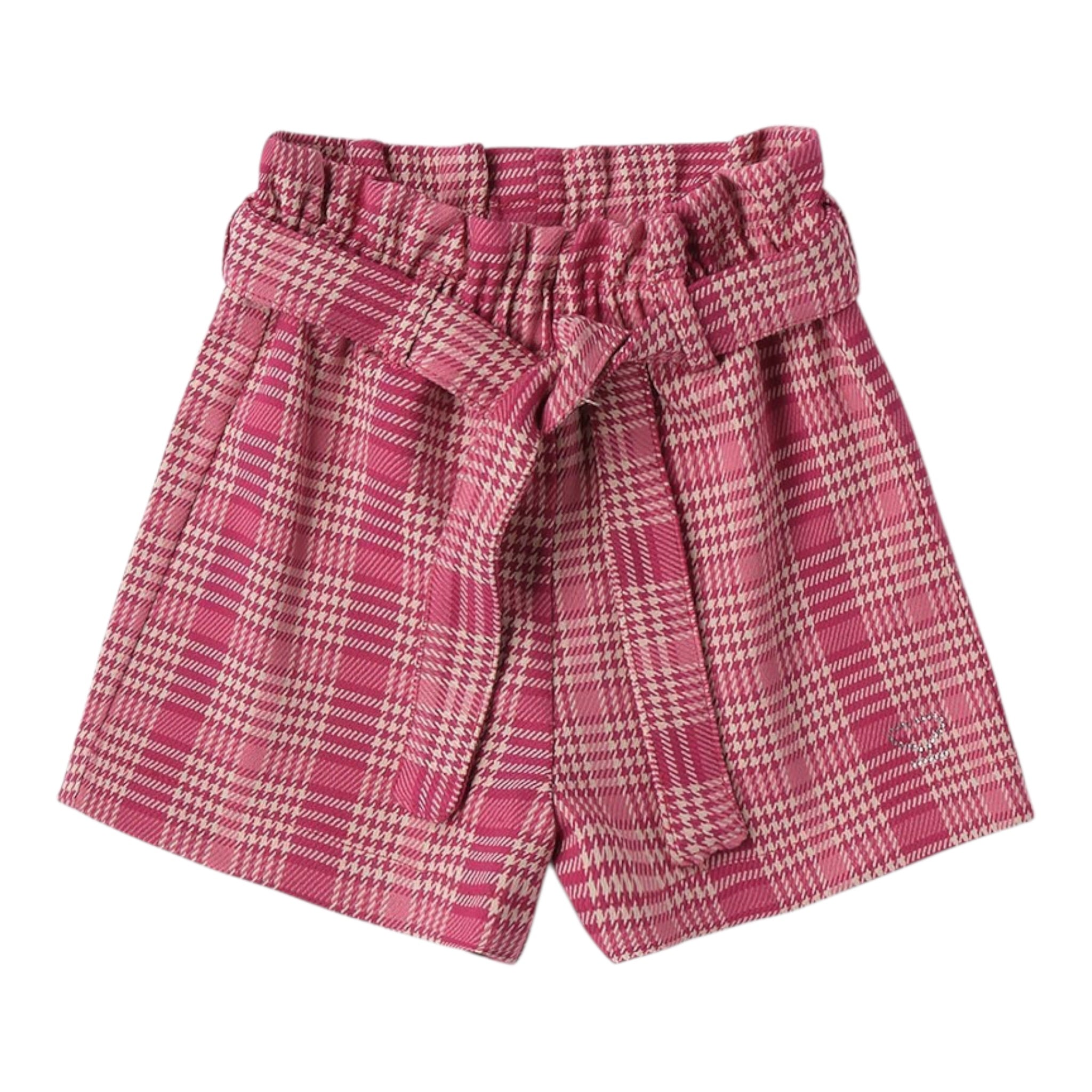 Sarabanda Short Bicolore con Microfantasia Rosa per Neonata 0F360X ROSA SARABANDA 