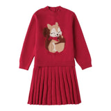 Sarabanda Completo 2Pz Maglia-Gonna Fuxia per Neonata 0F366X FUXIA SARABANDA 