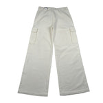 Sarabanda Pantalone tinta unita Modello Palazzo Bianco per Bambina 0F547 BIANCO SARABANDA 