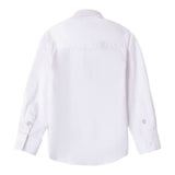 Sarabanda Camicia tinta unita Manica Lunga Bianco per Bambino 8000 BIANCO SARABANDA 