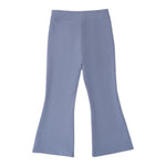 Sarabanda Pantalone tinta unita Modello A Zampa Azzurro per Bambina A718 AZZURRO SARABANDA 