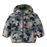 Sarabanda Giubbino Reversibile Bicolore con Fantasia Militare Verde per Neonato F050 VERDE SARABANDA 