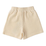 Sarabanda Short tinta unita In Velluto Panna per Bambina F357 PANNA SARABANDA 