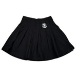 Sarabanda Gonna tinta unita con Logo Wednesday Nero per Bambina H7005 NERO SARABANDA 