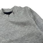 Sarabanda Shirt tinta unita con Logo Grigio per Neonato X702 GRIGIO SARABANDA 