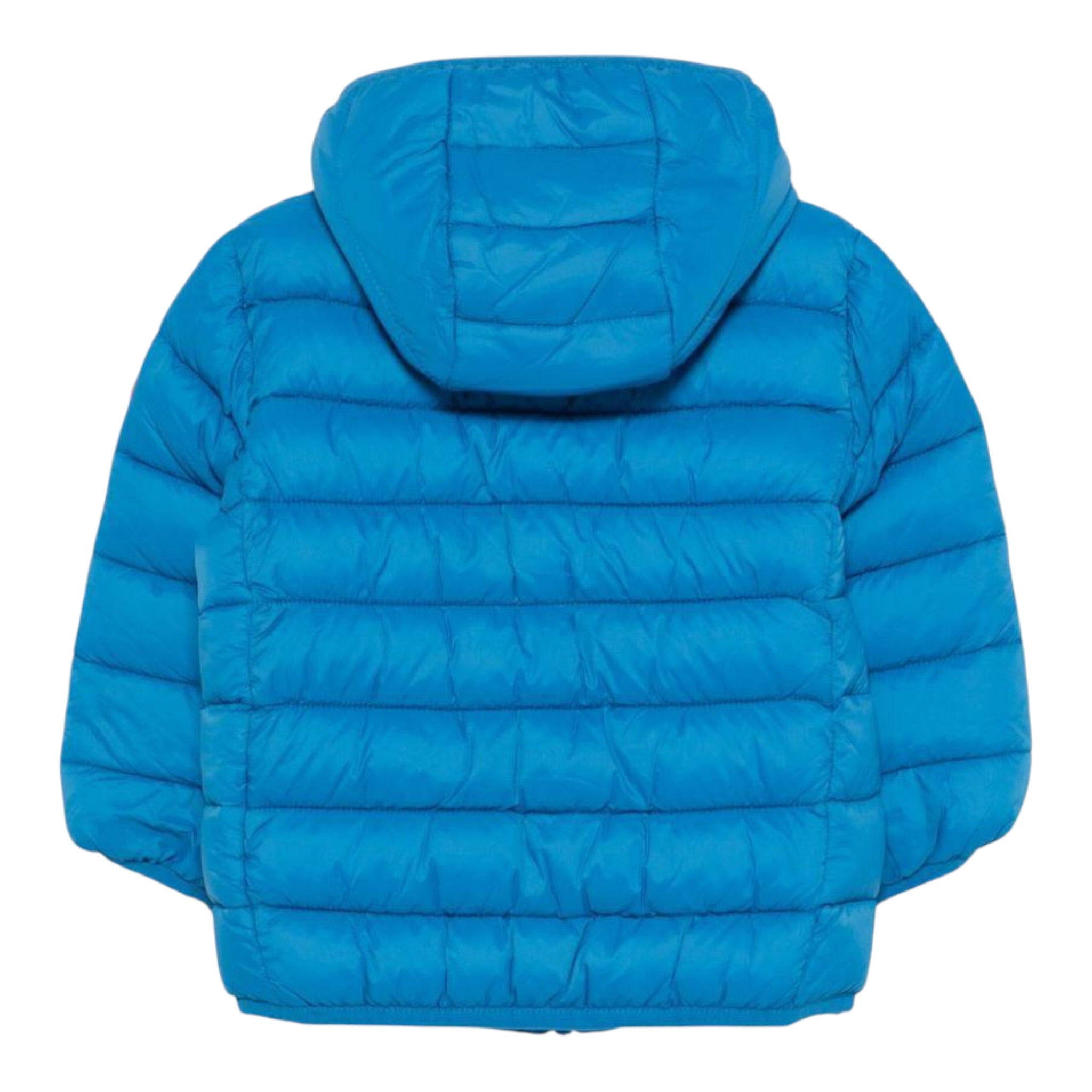 Save The Duck Giubbino tinta unita con Zip E Cappuccio Azzurro per Neonata I30003XXX AZZURRO SAVE THE DUCK 