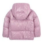 Save The Duck Giubbino tinta unita con Zip E Cappuccio Rosa per Neonata I30004XLOVE21 ROSA SAVE THE DUCK 