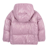 Save The Duck Giubbino tinta unita con Zip E Cappuccio Rosa per Neonata I30004XLOVE21 ROSA SAVE THE DUCK 