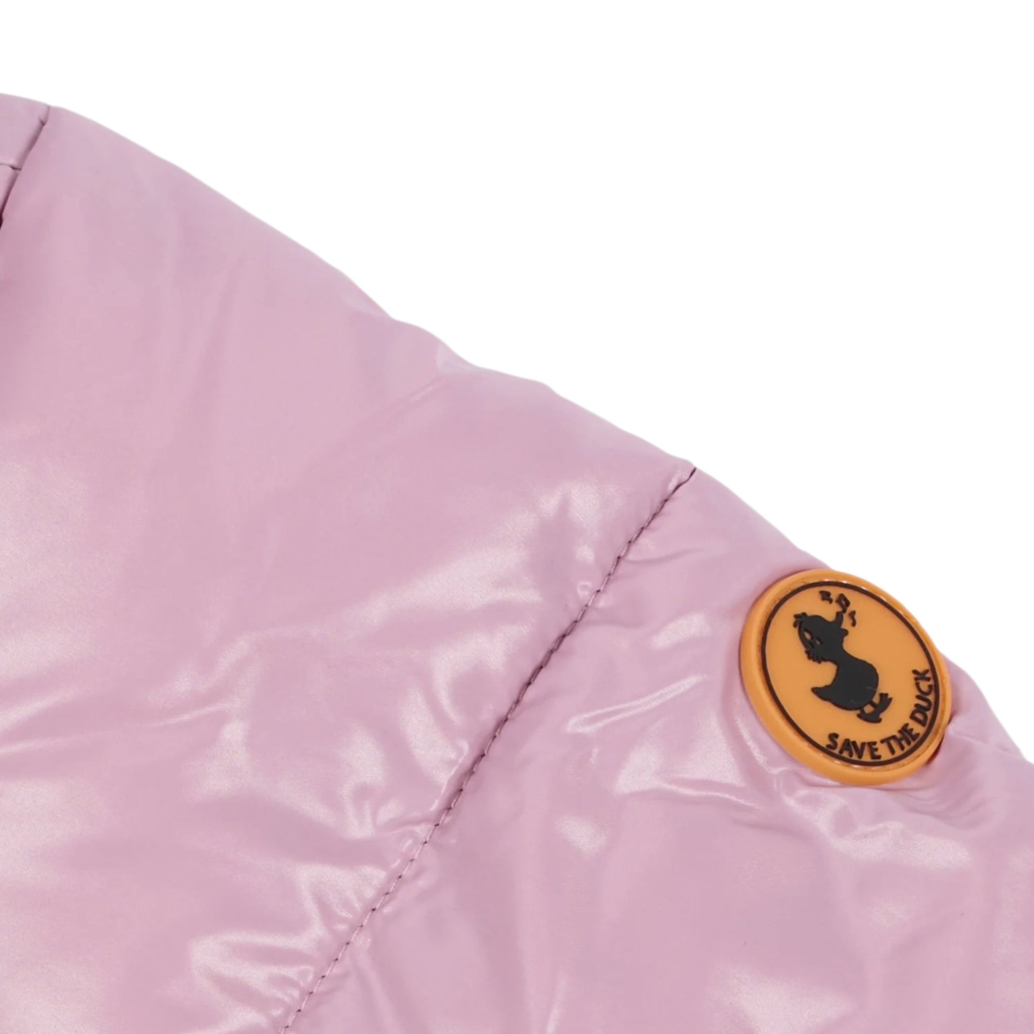 Save The Duck Giubbino tinta unita con Zip E Cappuccio Rosa per Neonata I30004XLOVE21 ROSA SAVE THE DUCK 