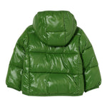 Save The Duck Giubbino tinta unita con Zip E Cappuccio Verde per Neonato I30004X VERDE SAVE THE DUCK 