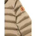 Save The Duck Giubbino tinta unita con Zip Verde per Bambino J30520 VERDE SAVE THE DUCK 