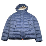 Save The Duck Giubbino tinta unita con Logo Blu per Bambino J30874B BLU SAVE THE DUCK 
