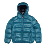 Save The Duck Giubbino tinta unita con Zip E Cappuccio Verde per Neonato J31280BXXX VERDE SAVE THE DUCK 