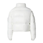 Save The Duck Giubbino tinta unita con Zip Bianco per Bambina J31326G BIANCO SAVE THE DUCK 
