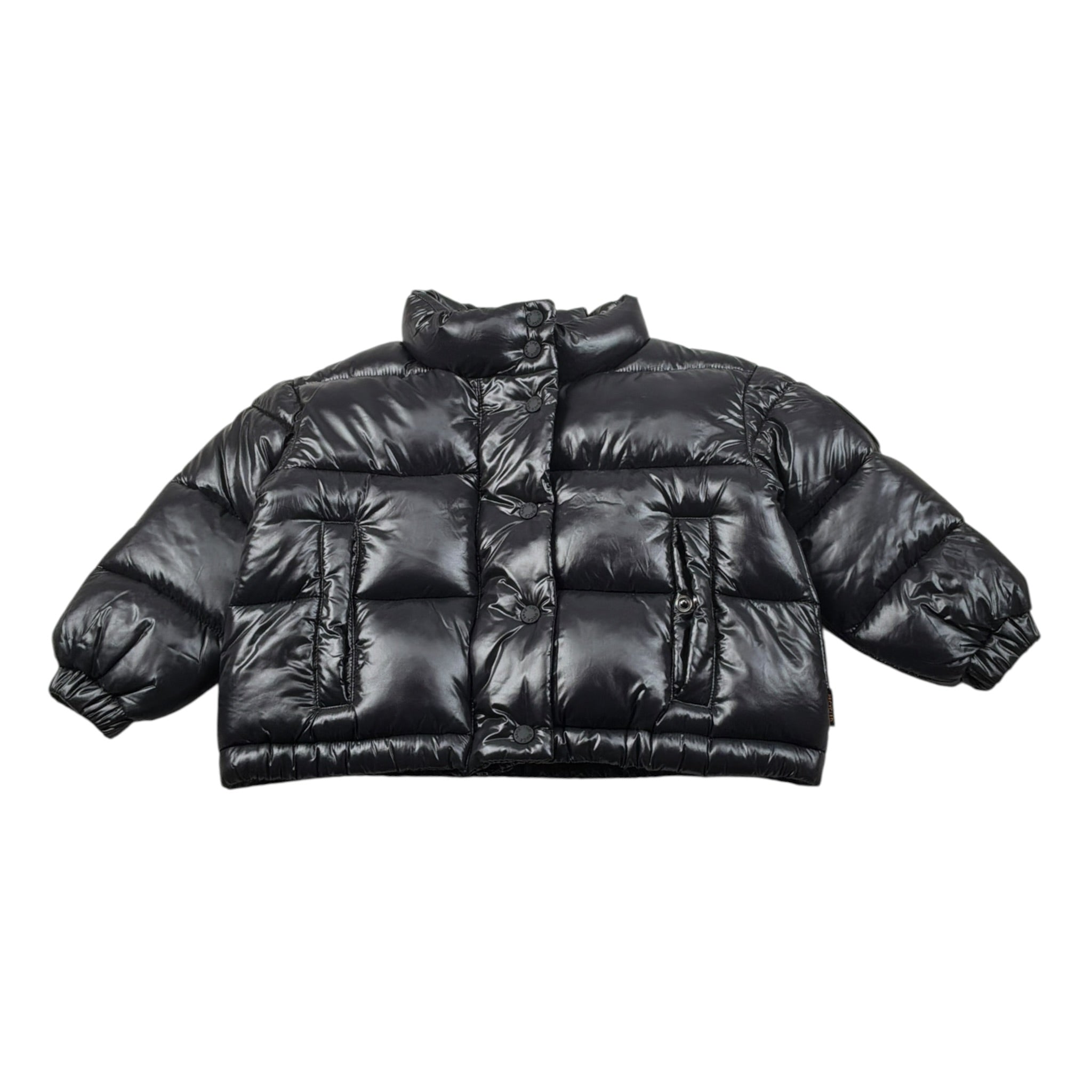Save The Duck Giubbino tinta unita con Zip Nero per Neonata J31326GX NERO SAVE THE DUCK 