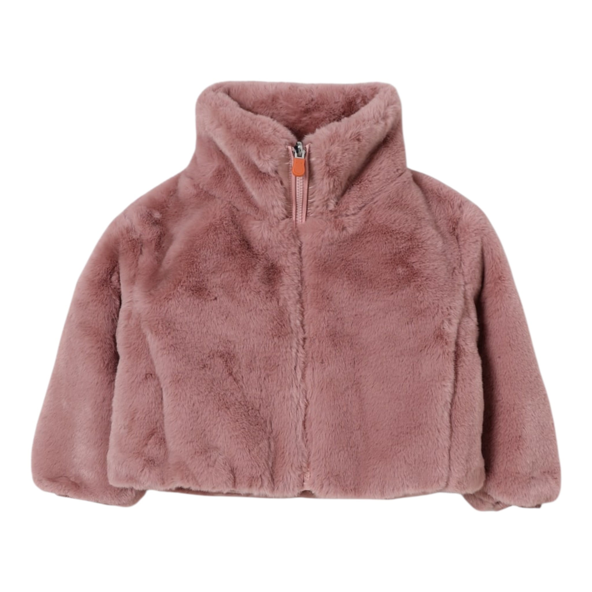 Save The Duck Giubbino Modello Crop con Pelliccia Reversibile Rosa per Bambina J31352G ROSA SAVE THE DUCK 