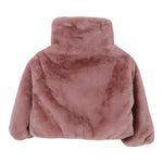 Save The Duck Giubbino Modello Crop con Pelliccia Reversibile Rosa per Bambina J31352G ROSA SAVE THE DUCK 