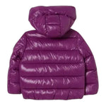 Save The Duck Giubbino tinta unita con Zip E Cappuccio Viola per Neonata J31989G VIOLA SAVE THE DUCK 