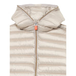 Save The Duck Giubbino tinta unita con Cappuccio Beige per Neonata J32310GN BEIGE SAVE THE DUCK 