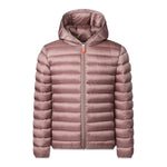 Save The Duck Giubbino tinta unita con Cappuccio Rosa per Neonata J32310GX ROSA SAVE THE DUCK 