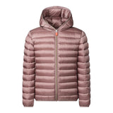 Save The Duck Giubbino tinta unita con Cappuccio Rosa per Neonata J32310GX ROSA SAVE THE DUCK 