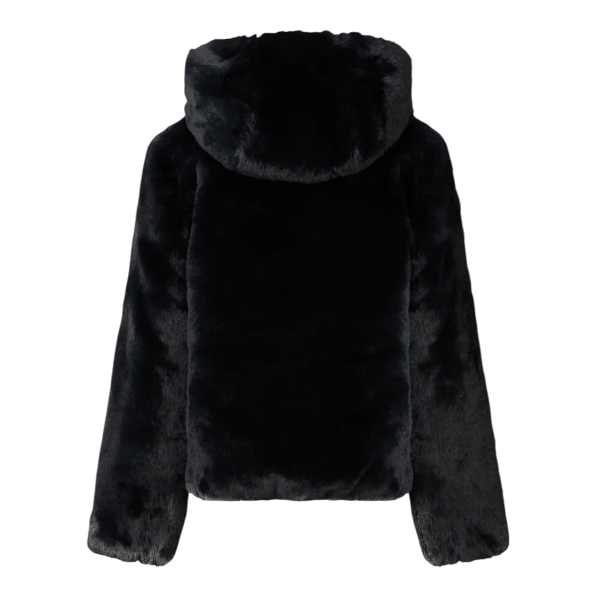 Save The Duck Pelliccia tinta unita con Zip E Cappuccio Reversibile Nero per Bambina J33540GXX NERO SAVE THE DUCK 