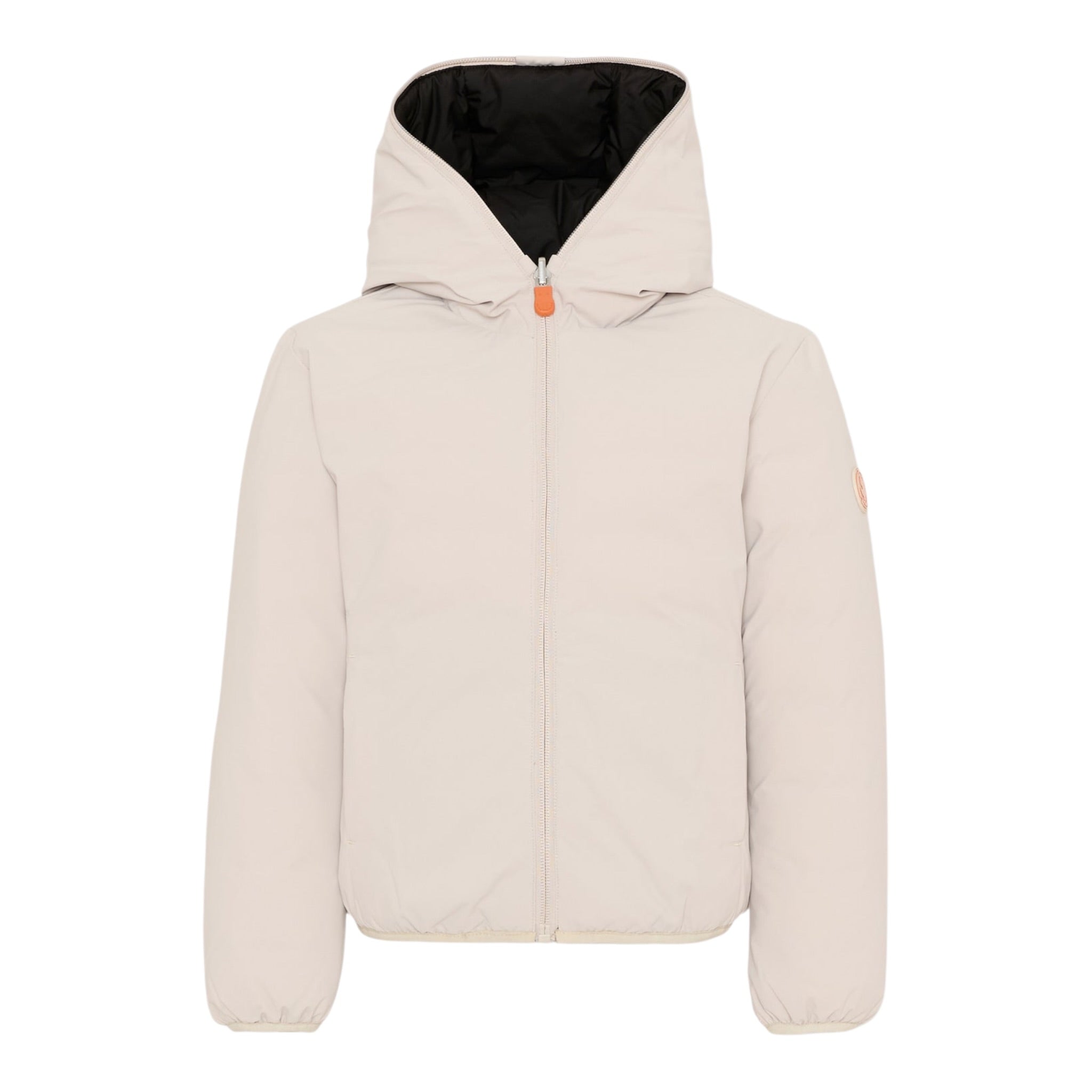 Save The Duck Giubbino Bicolore Reversibile Panna/Nero per Bambina J33600B PANNA/NERO SAVE THE DUCK 