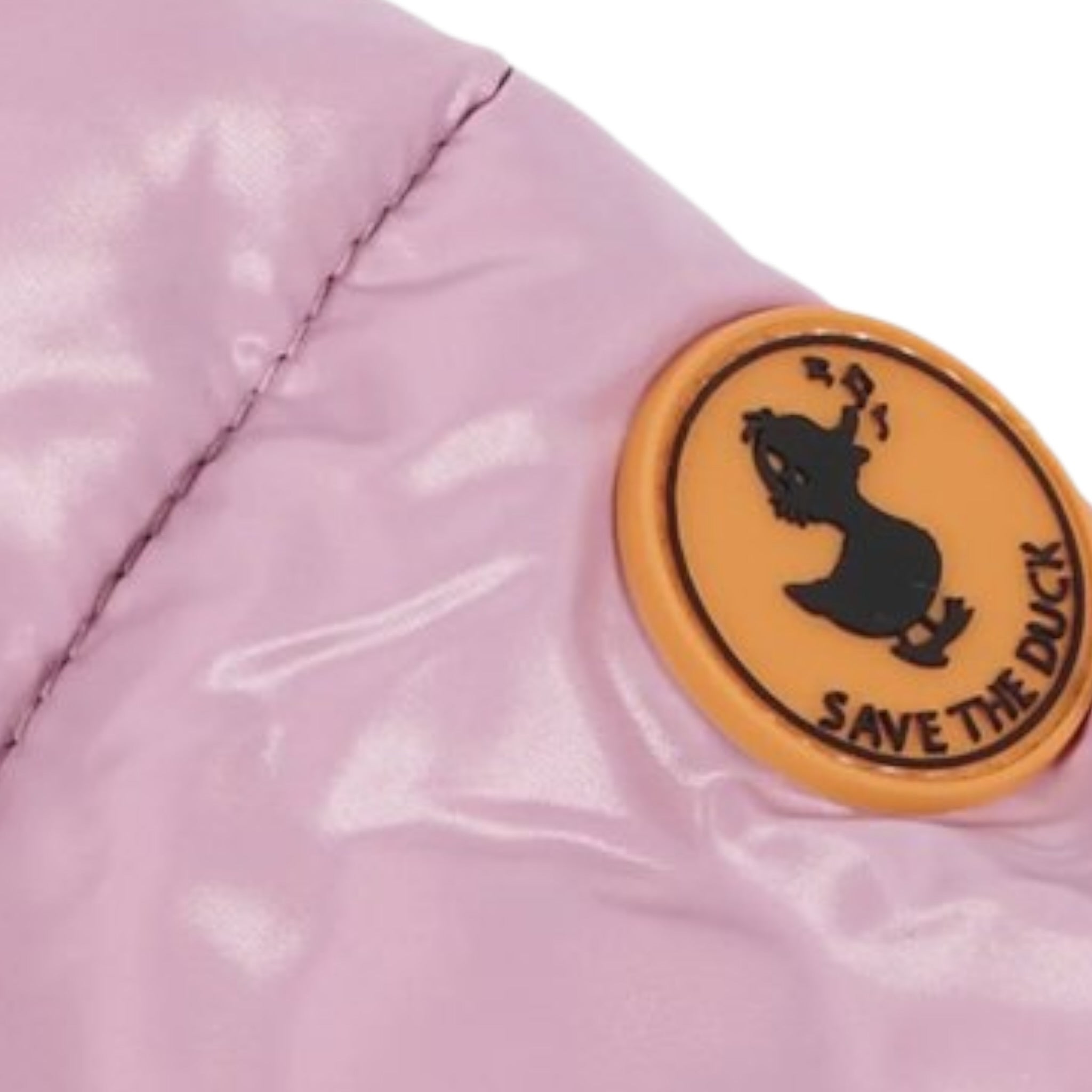 Save The Duck Giubbino tinta unita con Zip E Cappuccio Rosa per Neonata J38090G ROSA SAVE THE DUCK 