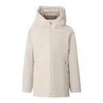 Save The Duck Giubbino tinta unita con Cappuccio E Zip Beige per Bambino J40050G BEIGE SAVE THE DUCK 