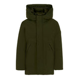 Save The Duck Giubbino tinta unita con Cappuccio E Zip Verde per Bambino J41447B VERDE SAVE THE DUCK 