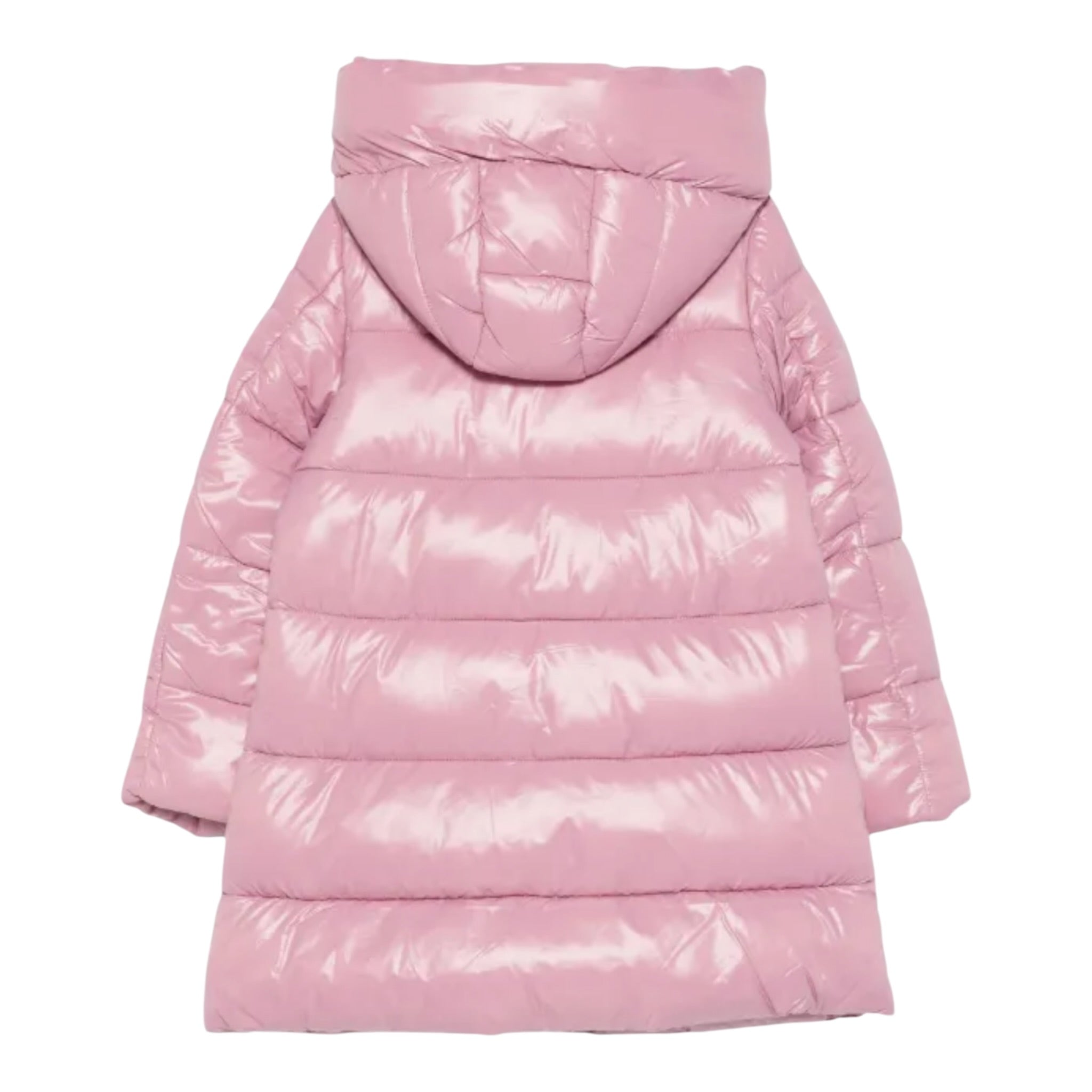 Save The Duck Giubbino tinta unita con Zip E Cappuccio Rosa per Neonata J45510G ROSA SAVE THE DUCK 