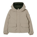 Save The Duck Giubbino tinta unita con Zip E Cappuccio Beige per Neonato P32292B BEIGE SAVE THE DUCK 