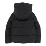 Save The Duck Giubbino tinta unita con Zip E Cappuccio Nero per Bambino P32517GLEAF21 NERO SAVE THE DUCK 