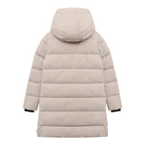 Save The Duck Giubbino tinta unita con Zip E Cappuccio Beige per Bambino P41909G BEIGE SAVE THE DUCK 