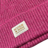 Scotch & Soda Cappello tinta unita con Stampa Rosa per Bambina 173699 ROSA SCOTCH & SODA 