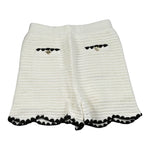 Self-Portrait Short tinta unita In Maglia Panna per Bambina PF244 PANNA SELF-PORTRAIT 