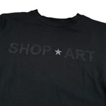 Shopart Shirt Girocollo tinta unita con Logo Nero per Bambina SAJKL000592 NERO SHOPART 