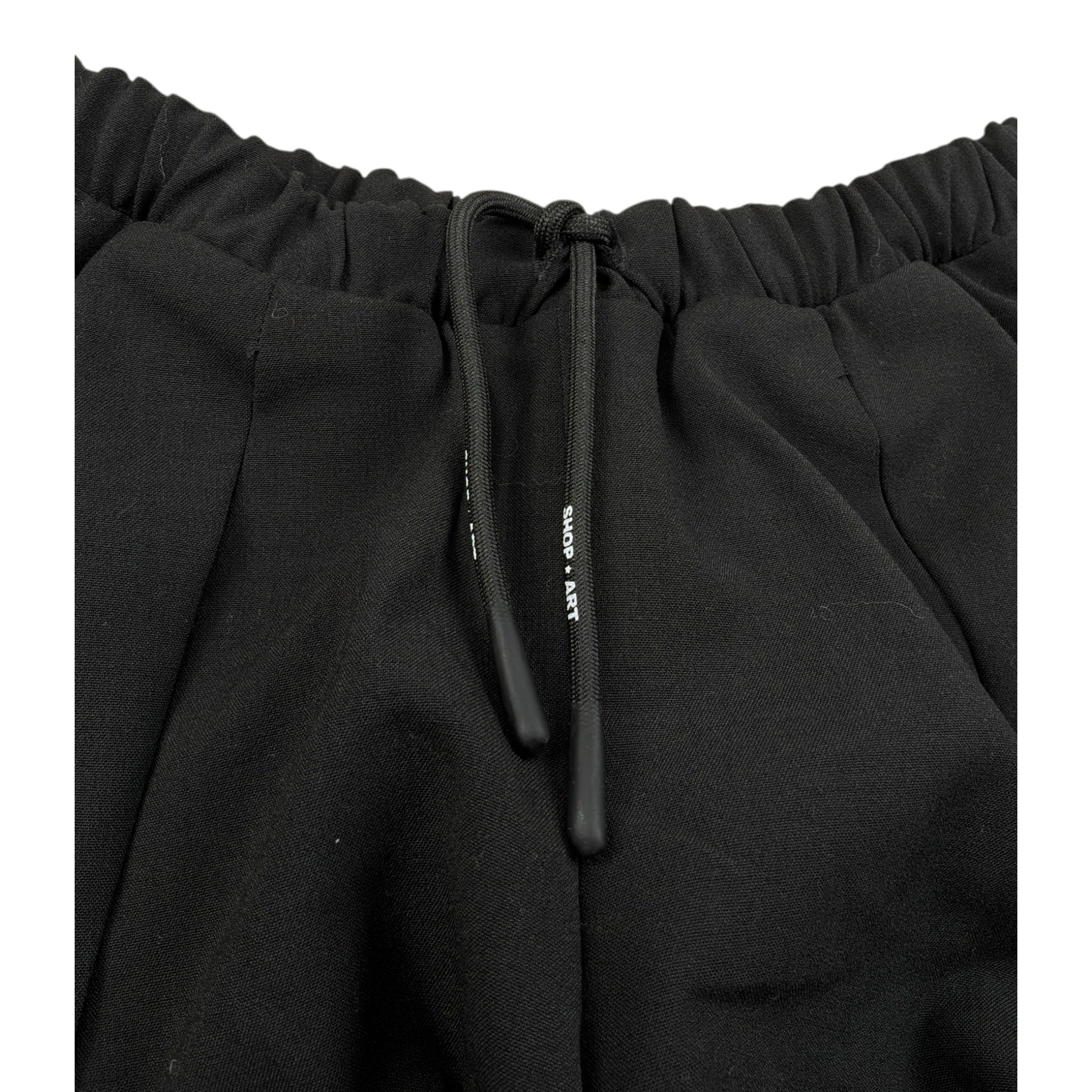 Shopart Short tinta unita Modello Palloncino Nero per Bambina SAJSH000599 NERO SHOPART 
