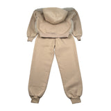 Shopart Completo 2 Pezzi Felpa-Pantalone Beige per Bambina SAJSW000590 BEIGE SHOPART 
