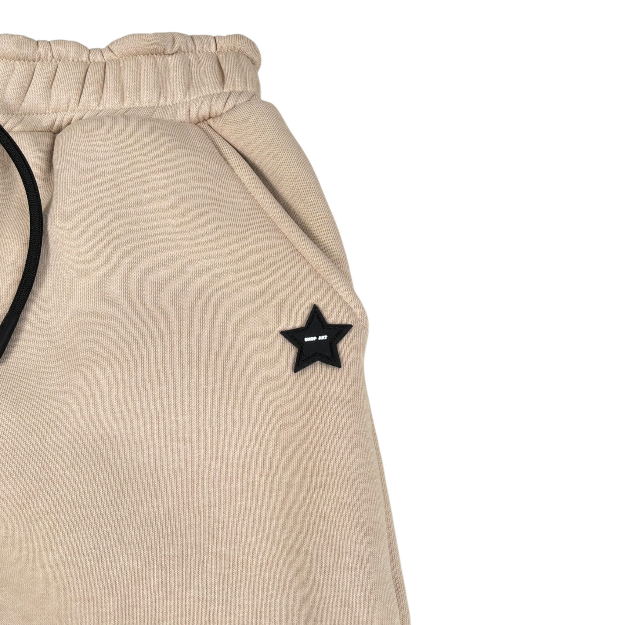 Shopart Pantalone Tuta tinta unita Beige per Bambina SAJSW000599 BEIGE SHOPART 