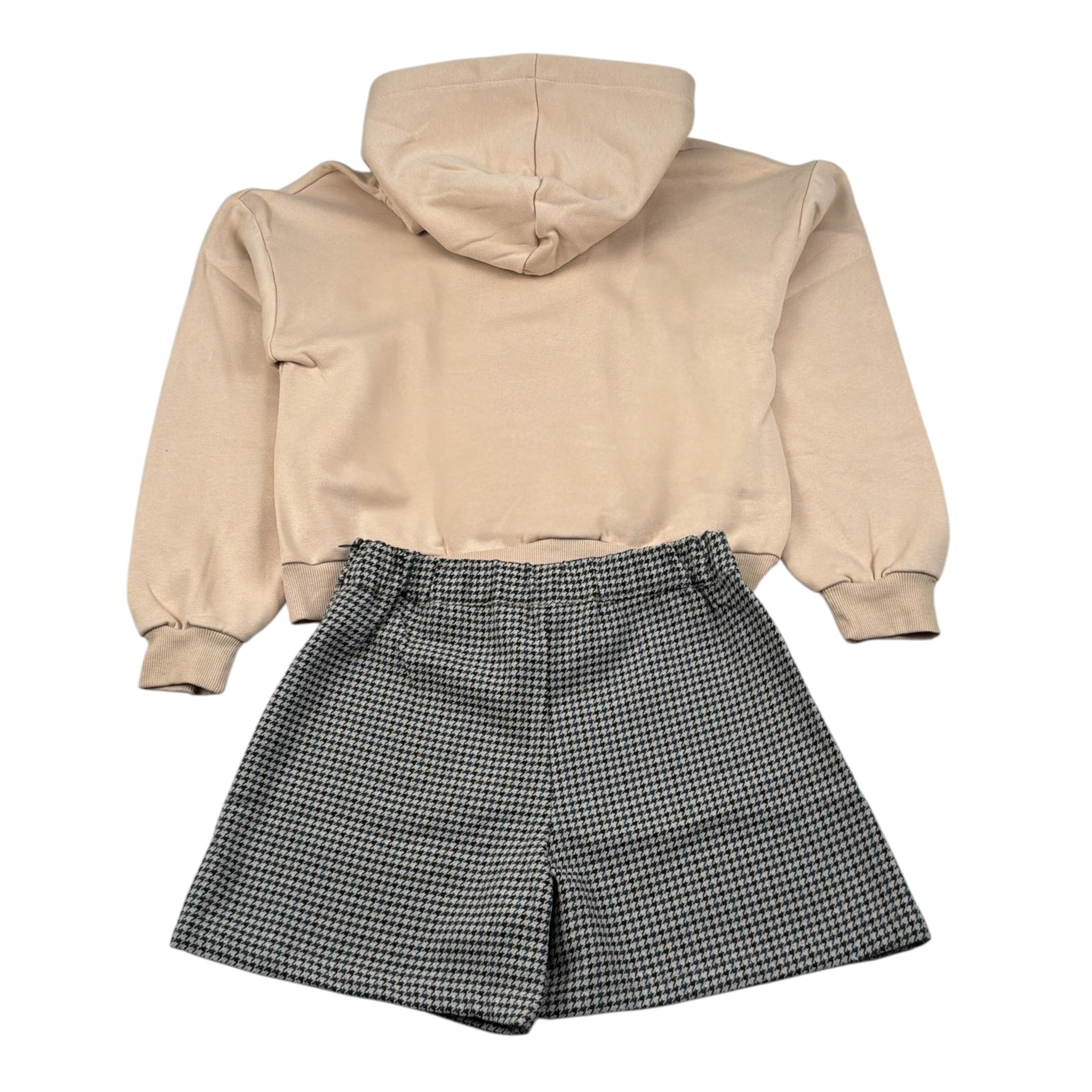 Shopart Completo 2 Pezzi Felpa-Gonna Beige per Bambina SAJSW000640 BEIGE SHOPART 