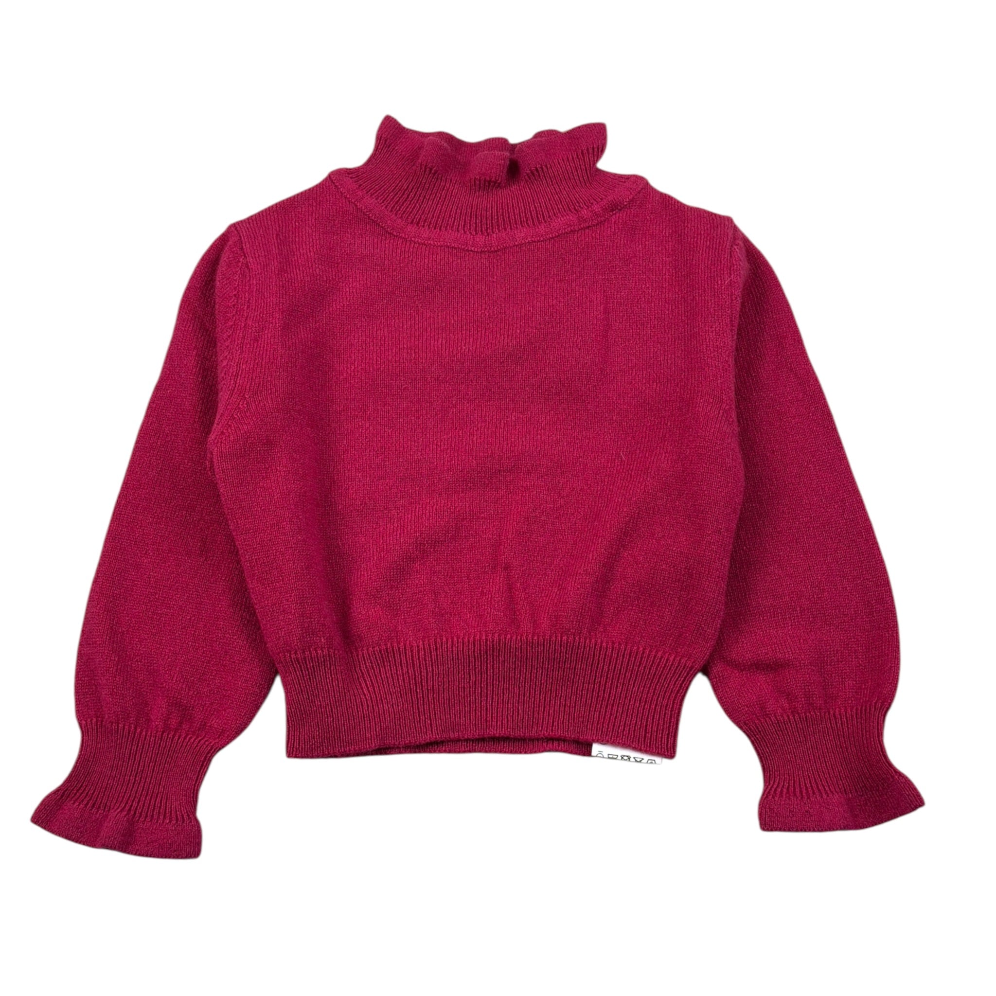 Simonetta Maglia Mezzo Collo tinta unita Fuxia per Neonata SV9A20X FUXIA SIMONETTA 