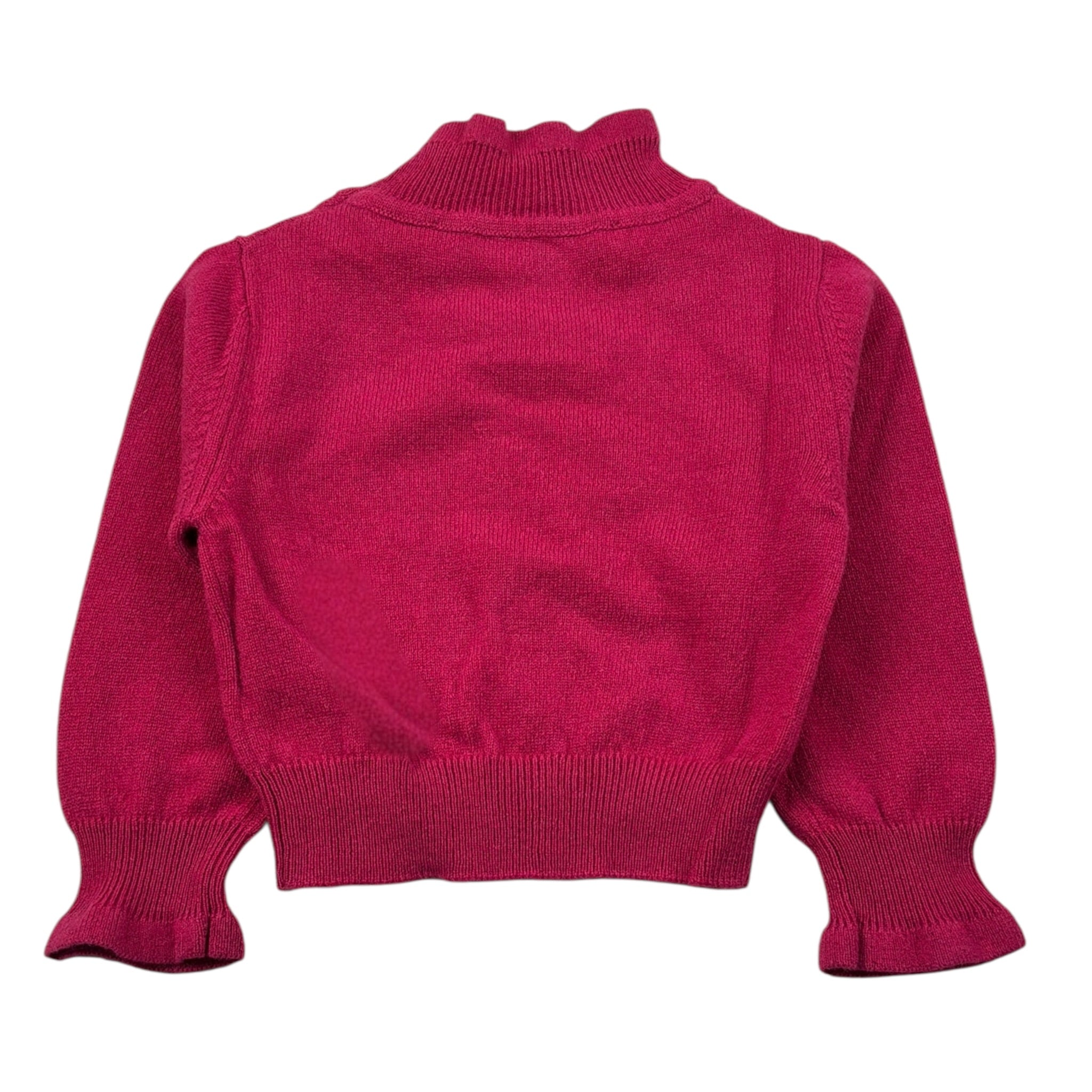 Simonetta Maglia Mezzo Collo tinta unita Fuxia per Neonata SV9A20X FUXIA SIMONETTA 