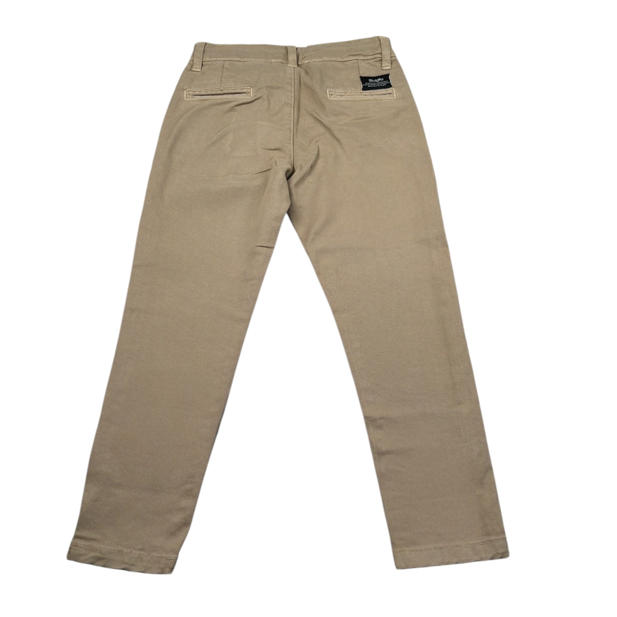 Siviglia Pantalone tinta unita con Girovita Regolabile Beige per Bambino SVBPT00700 BEIGE SIVIGLIA 