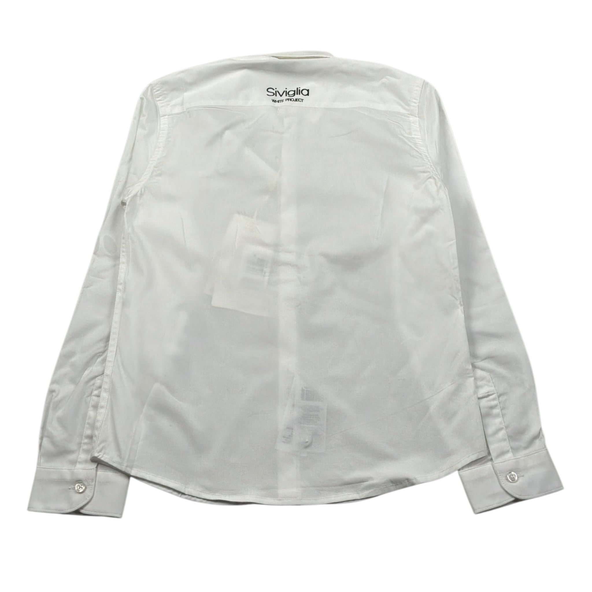 Siviglia Camicia Manica Lunga tinta unita Bianco per Bambino SVBSH00643 BIANCO SIVIGLIA 